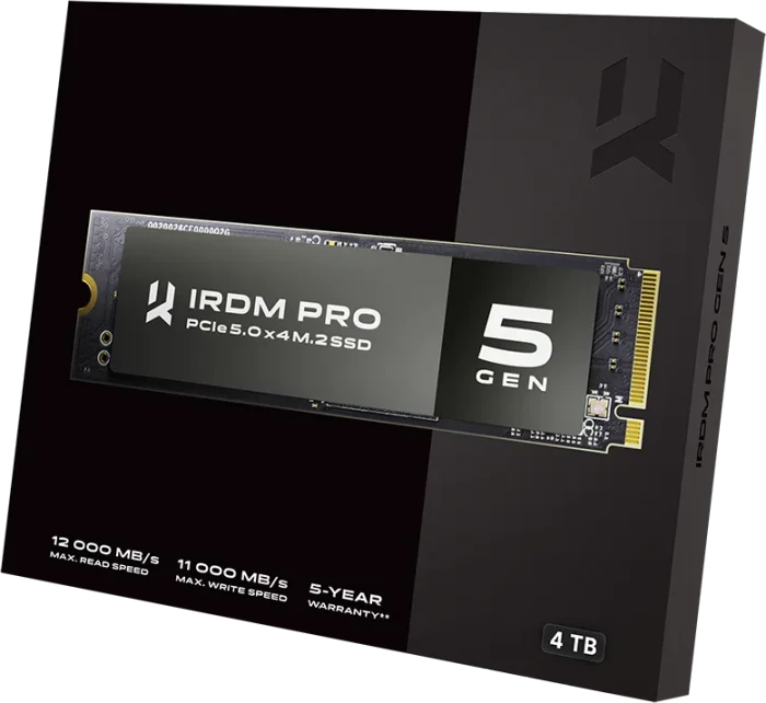goodram SSD IRDM Pro Gen5 M.2 4TB, M.2 2280 / M-Key / PCIe 5.0 x4