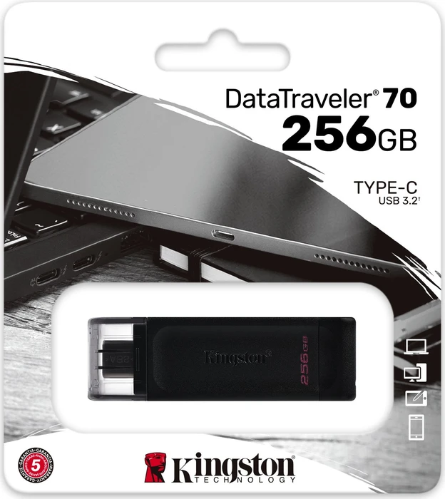 Kingston DataTraveler 70 256GB, USB-C, USB 3.2 Gen 1×1
