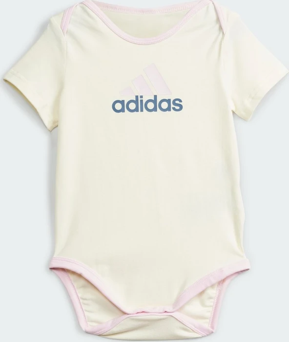adidas Essentials Big Logo Body und Beanie Geschenk Set ivory/clear pink (Junior)
