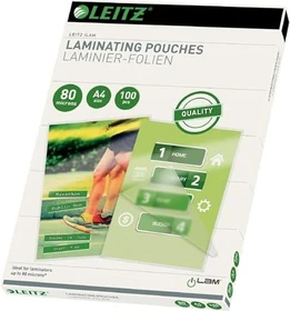 Leitz Laminierfolien, A4, 2x 80µm, glänzend, 25 Stück