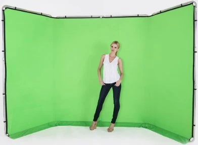 Lastolite Panorama Hintergrund Chromakey Grün 4m