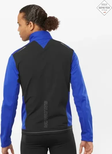 Salomon Gore-Tex Infinium Windstopper Funktionsjacke surf the web (Herren)