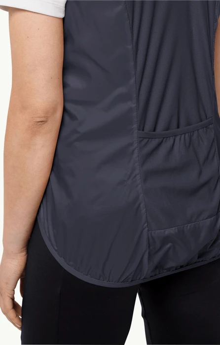 Jack Wolfskin Morobbia Wind Funktionsweste graphite (Damen)