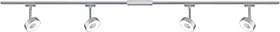 Paulmann URail Circle Schienensystem LED Spot 5W chrom matt, 4 Stück