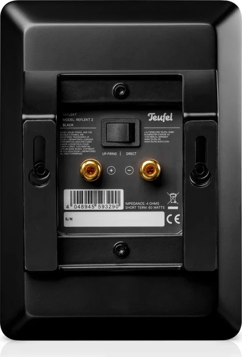 Teufel Reflekt 2 schwarz, Paar