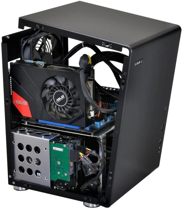 Lian Li PC-Q33B schwarz, Mini-ITX