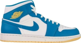 Nike Air Jordan 1 Mid aquatone/white/celestial gold (Herren)