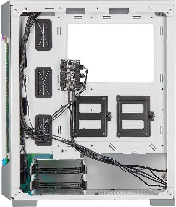 Corsair iCue 220T RGB Airflow, weiß, Glasfenster