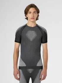 UYN Evolutyon Melange Funktionsshirt kurzarm anthracite melange/nude/avio (Herren)