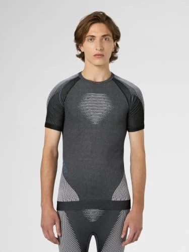 UYN Evolutyon Melange Funktionsshirt kurzarm anthracite melange/nude/avio (Herren)