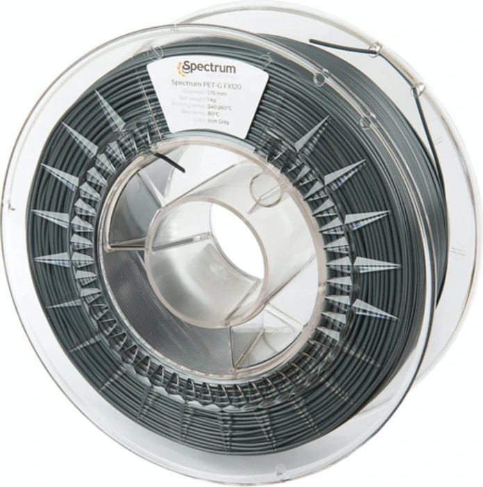 Spectrum PETG, grau, Spule, 1.75mm, 1.00kg