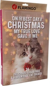 Flamingo Leckerli-Adventskalender für Katzen 2025