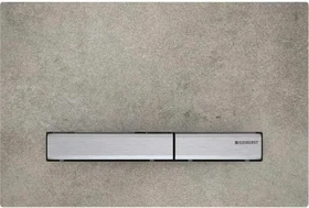 Geberit Sigma50 Betätigungsplatte Betonoptik/verchromt
