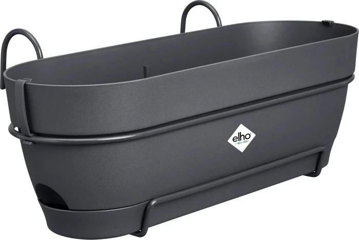 Elho Vibia Campana All-In-1 oval 50x26cm anthrazit