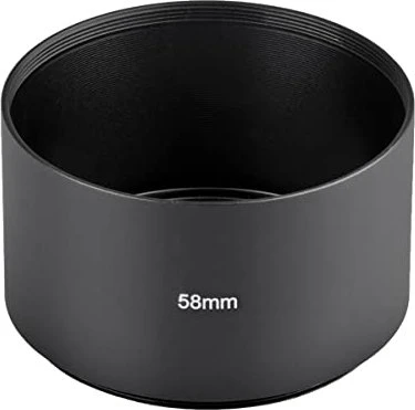 ayex Aluminium Gegenlichtblende-Sonnenblende lang 58mm