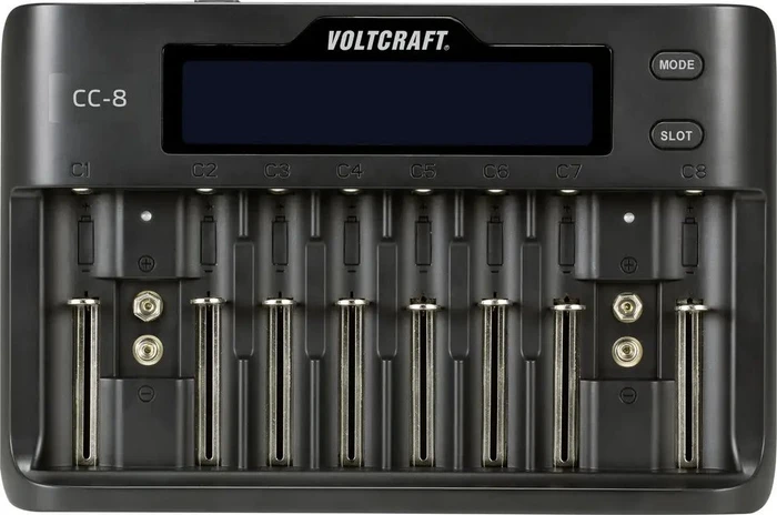 Voltcraft CC-8 Rundzellen-Ladegerät