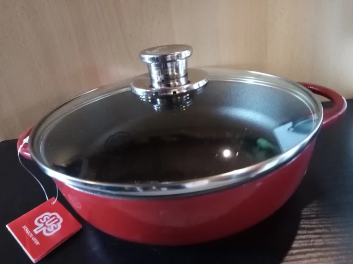 Schulte-Ufer Rustika Bauernpfanne 28cm 3.9l rot (1633-28r)
