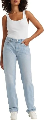 Levi's 501 90's Jeans light indigo worn in (Damen)