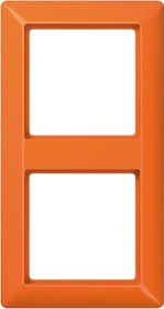 Jung Serie AS Rahmen Thermoplast 2-fach, orange