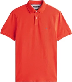 Tommy Hilfiger 1985 Regular Fit Poloshirt kurzarm brilliant orange (Herren)