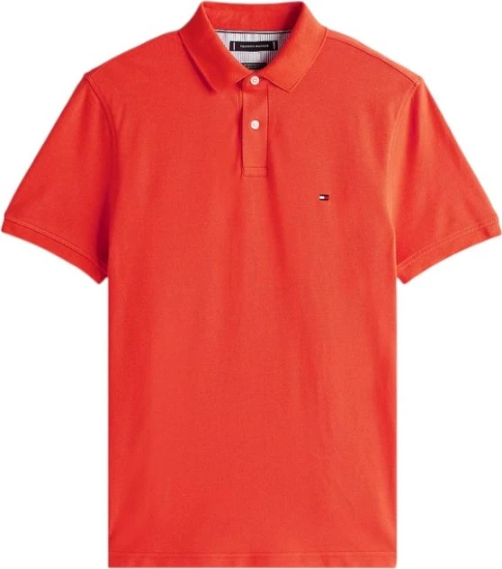 Tommy Hilfiger 1985 Regular Fit Poloshirt kurzarm brilliant orange (Herren)