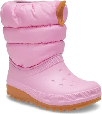 Crocs Classic Neo Puff Boot T pink tweed/gum (Junior)