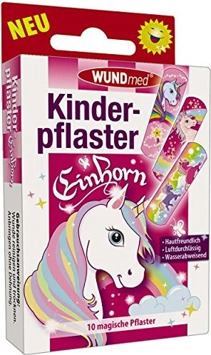 WUNDmed Einhorn, 1.9 x 6.3cm, 10 Stück