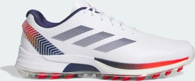 adidas Adizero ZG Spikeless Golf cloud white/dark blue/red (Herren)