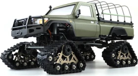 Amewi AMXRock RCX10BTS Scale Crawler Pick-up RTR mattgrün