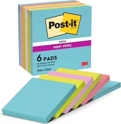 3M Post-it Super Sticky Cosmic Collection