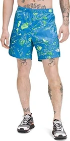 The North Face Limitless Shorts Laufhose kurz super sonic blue/valley floor print (Herren)