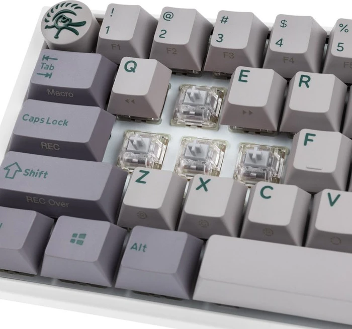 Ducky One 3 SF, Mist Grey, PBT, LEDs RGB, MX SPEED RGB Silver, USB, US