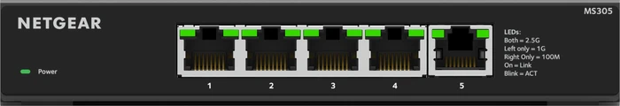Netgear MS300 Desktop 2.5G Switch, 5x RJ-45