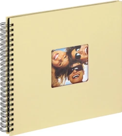 Walther Design Spiralalbum Fun 30x32/50 schwarze Seiten creme