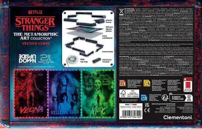 Clementoni Metamorphic Art Collection Stranger Things Vecna's Curse