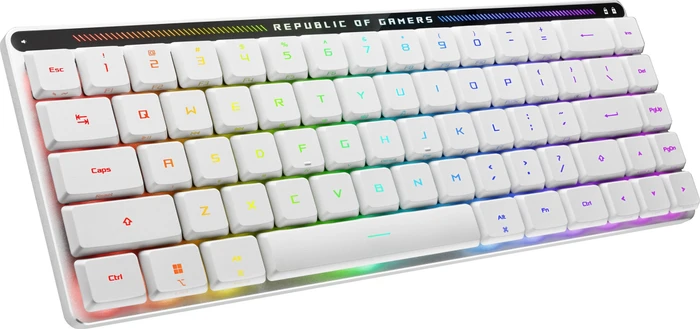 ASUS ROG Falchion RX Low Profile, weiß/silber, ROG RX RED Low-Profile, USB/Bluetooth, UK
