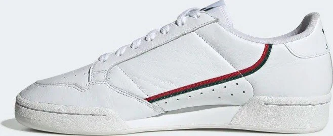 adidas Continental 80 cloud white/collegiate green/scarlet