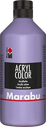Marabu Acryl Color Acrylfarbe, lavendel, 500ml