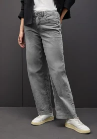 Street One Wide Leg Jeans light grey/random washed (Damen)