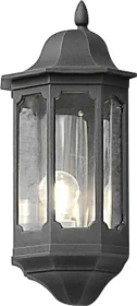 Konstsmide Pallas E27 22cm Wandleuchte schwarz