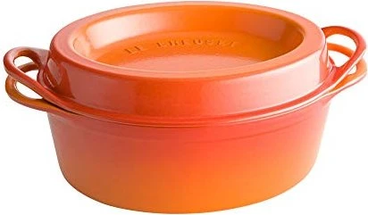 Le Creuset Doufeu Bräter oval 32cm 7.2l ofenrot