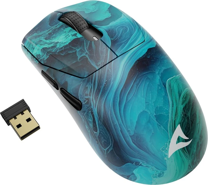 Sharkoon Skiller SGM25W Ocean türkis/blau, USB