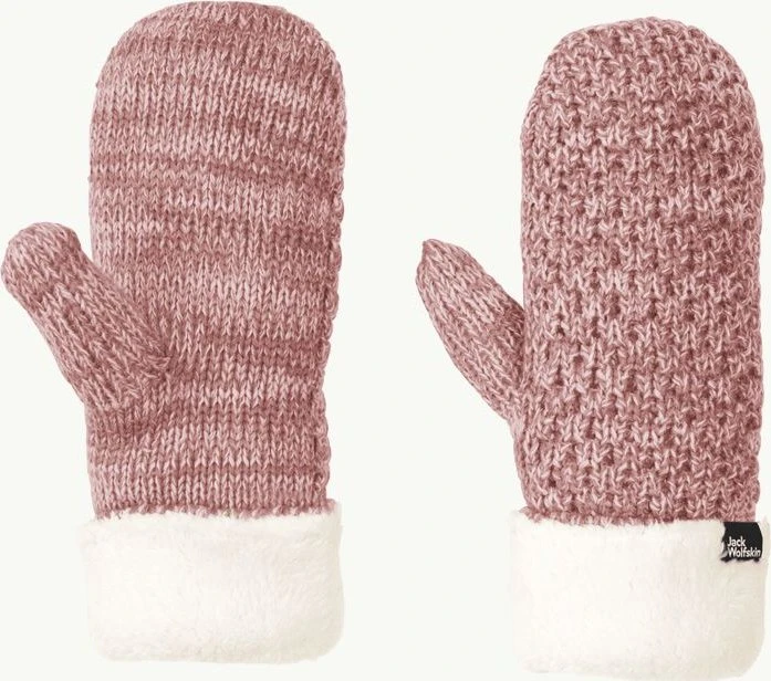 Jack Wolfskin Highloft Knit Mitten Skihandschuhe afterglow (Damen)