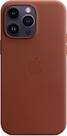 Apple Leder Case mit MagSafe für iPhone 14 Pro Max Umbra