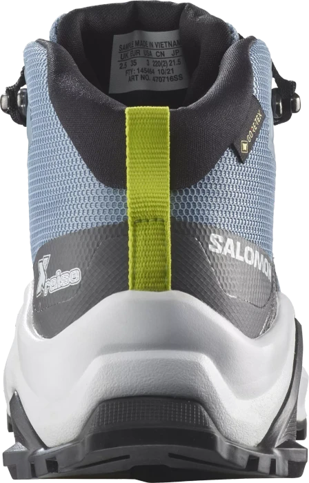 Salomon X Raise Mid GTX faded denim/indigo bunting/acid lime (Junior)