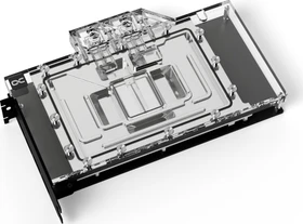 Alphacool Eisblock Aurora Acryl GPX-N NVIDIA RTX 4080 AMP Trinity mit Backplate