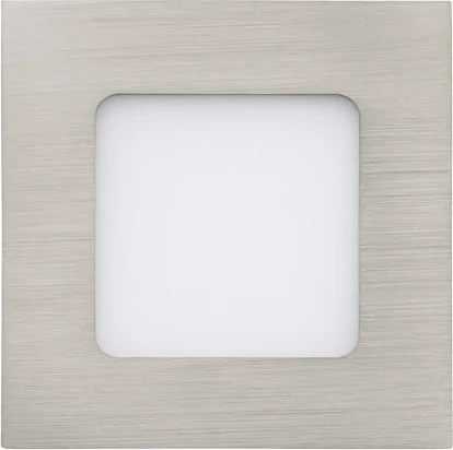 Eglo Fueva 1 eckig 8.5cm 2.7W 3000K Einbauleuchte nickel