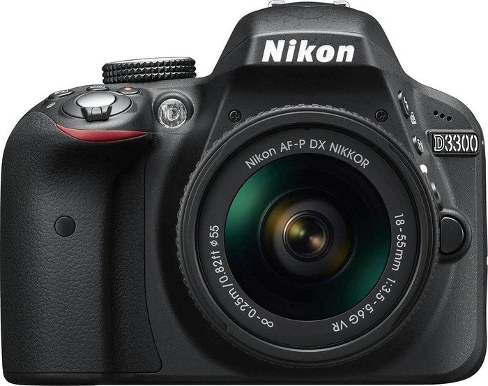 Nikon D3300 schwarz mit Objektiv AF-P DX 18-55mm 3.5-5.6 G VR
