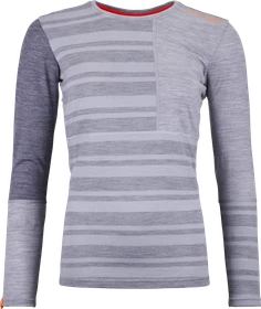Ortovox 185 Rock'N'Wool Funktionsshirt langarm grey blend (Damen)