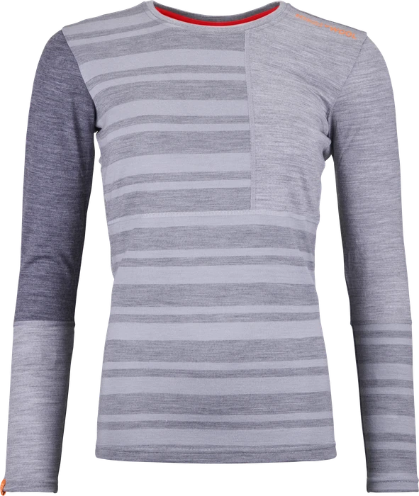 Ortovox 185 Rock'N'Wool Funktionsshirt langarm grey blend (Damen)